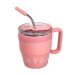 Термочашка Coffee & Tea 480 мл з трубочкою та ручкою - Зображення 11