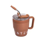 Термочашка Coffee & Tea 480 мл з трубочкою та ручкою - Зображення 9