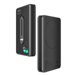 Магнітний повербанк YOKI TRINITY 10000 mAh (Qi 15W / PD 20W) з підставкою