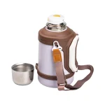 Туристичний термос Vacuum Cup 1.5 л зі складаними ручками та ременем (HP-14-21V) - Зображення 9