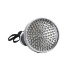 Ручний LED ліхтар 10W акумуляторний у металевому корпусі (до 1000 лм, сріблястий, HP2023LED) - Зображення 3