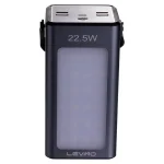 Повербанк сонячний LEVINO HP-N40 50000 mAh 22.5W з LED-ліхтарем Black - Зображення 4