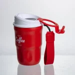 Термочашка Coffee 400 мл з ремінцем та відкидною кришкою-клапаном - Зображення 9