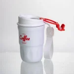 Термочашка Coffee 400 мл з ремінцем та відкидною кришкою-клапаном - Зображення 18
