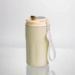 Термочашка Coffee 400 мл з ремінцем та LED-датчиком температури