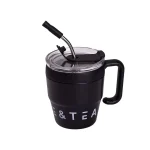 Термочашка Coffee & Tea 480 мл з трубочкою та ручкою - Зображення 6