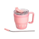 Термочашка Coffee & Tea 480 мл з трубочкою та ручкою - Зображення 12