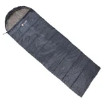 Спальний мішок з капюшоном (190+30)75 см, сірий (LU009)