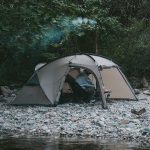 Намет двомісний з великим тамбуром Naturehike Shandi CNK2300ZP017 (30D Sil-Nylon, PU2000, зі спідницею) — Сірий - Зображення 7