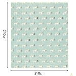 Килимок для пікніка Naturehike CNK2350WS010 210 х 240 см М'ятний з принтом (6976507661645) - Зображення 2