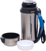 Термос вакуумний з антипригарним покриттям та ручкою Zojirushi SF-CC15XA 1.5 л — Сталевий - Зображення 2