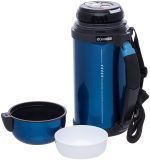 Термос вакуумний з антипригарним покриттям та ручкою Zojirushi SF-CC15AH 1.5 л — Синій - Зображення 2